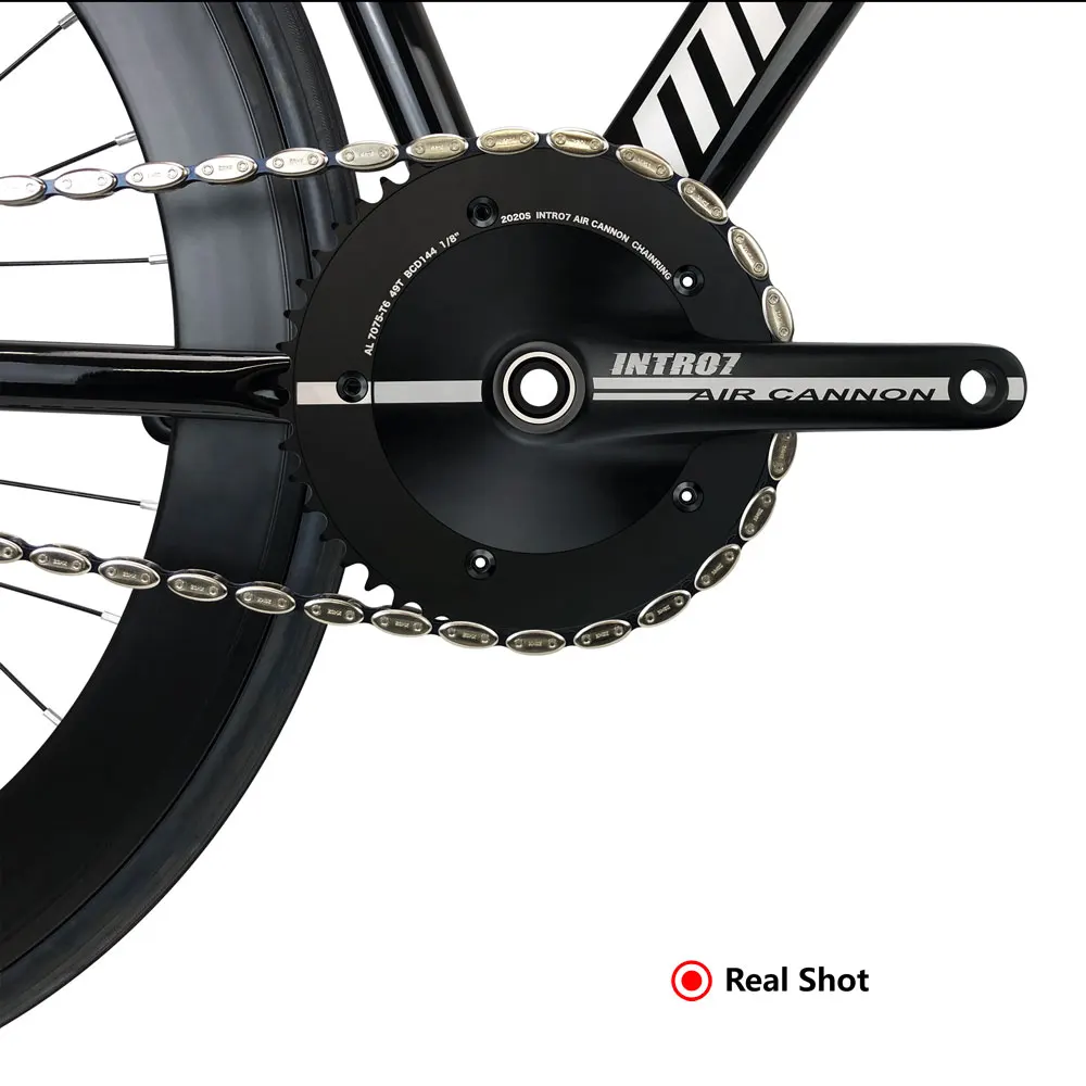 INTRO7 Fixed Gear Bike Crankset 49T 144BCD 165MM Chainwheel and