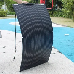 ETFE Solar Panel 18v 100w 200w 300w 400w Flexible Durable Waterproof Monocrystalline Solar Cell Solar Battery Charger