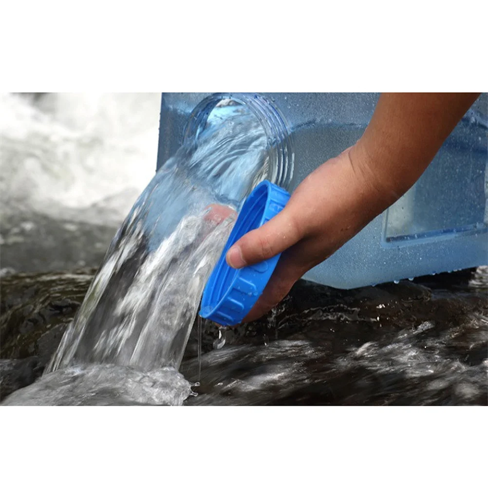 

7.5L Outdoor Water Bucket Food Grade Pc Thickened Large Easy Clean Storage Container Sturdy Small Space Saving Drinking Pure