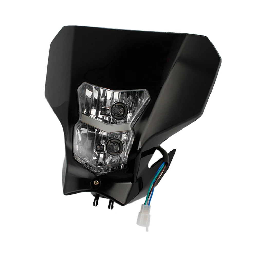 Motocross Enduro Fairing Plate Dirt Bike  Led Headlight Headlamp For Honda CRF450 CRF450XR CRF450L CRF250 R/L/X 2019-2020