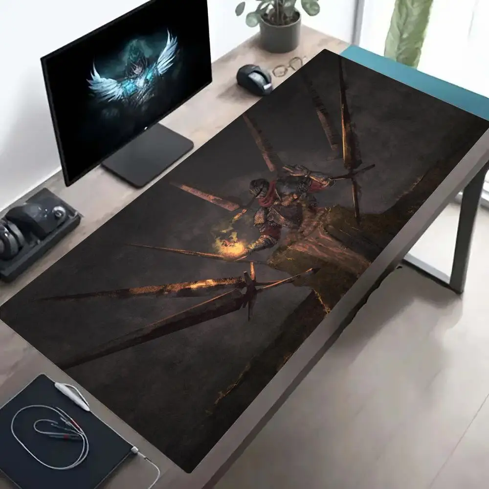 

Коврик для мыши Magic Knight's Sword, большой резиновый противоскользящий коврик для ПК, настольные аксессуары, коврик для мыши для офисов и геймеров, коврик для клавиатуры, декоративный коврик