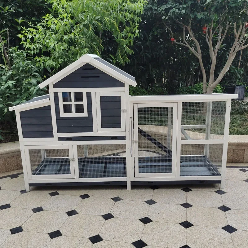 Outdoor large pet cage rabbit villa nest scenic chicken household coop