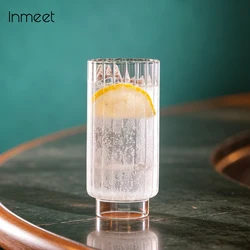 Inmeet Collins Glass/Cocktail Glass/Barware/Juice Cup/High Borosilicate Glass Cup/Long Drink Cocktail Glass