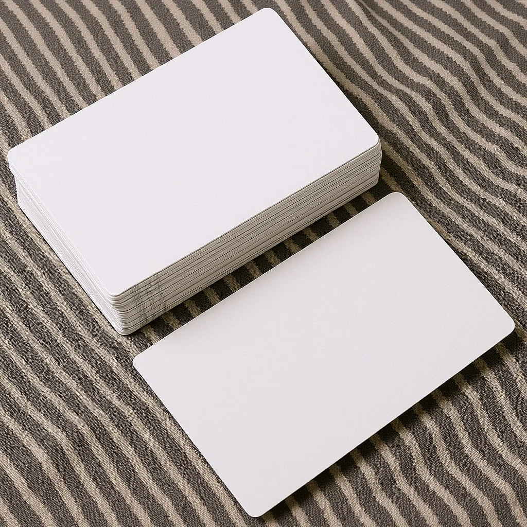 

100 Pcs Sublimation Business Card Blanks Aluminum Metal Name Tags DIY Engraved Personalized Cards Small Blank for Printing