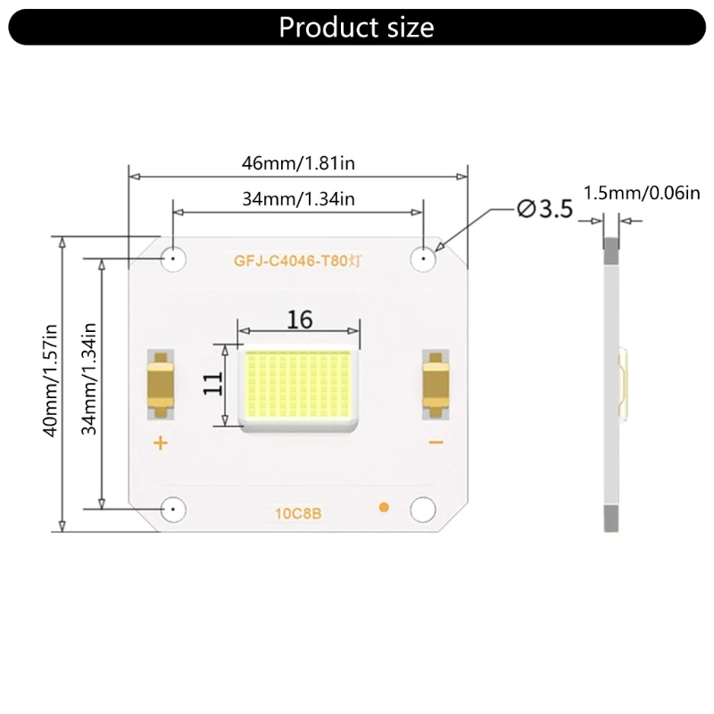100W LED LED 조명 Led 조명에 대 한 Led 램프 Led 블라인더 조명 LED 조명 무대 프로젝터 수리 Led 교체