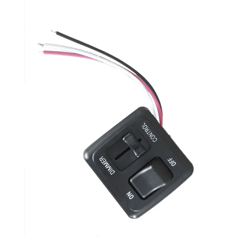 A69E12 Volt DC Dimmer Switch Replacement For LED, Halogen, Incandescent - RV, Auto, Truck, Marine, And Strip Lighting