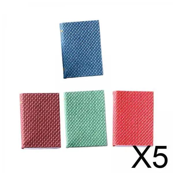 

Miniature Dollhouse Books Multi-color Paper Model Accessories Kit for 1 12 Dolls House Bookshelf Decoration