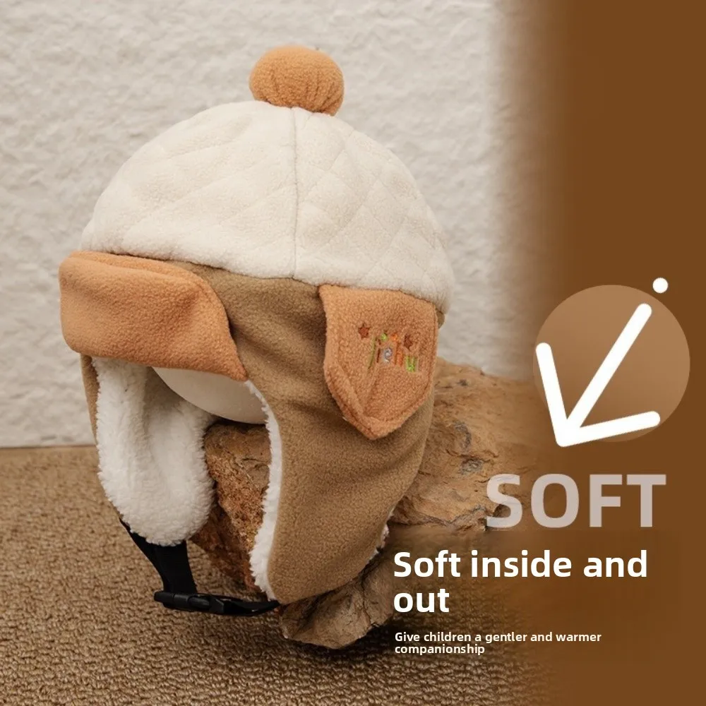 

New Warm Lei Feng Hat Coldproof Polar Fleece Pullover Cap Windproof Hooded Hat for Outdoor Cycling Skiing