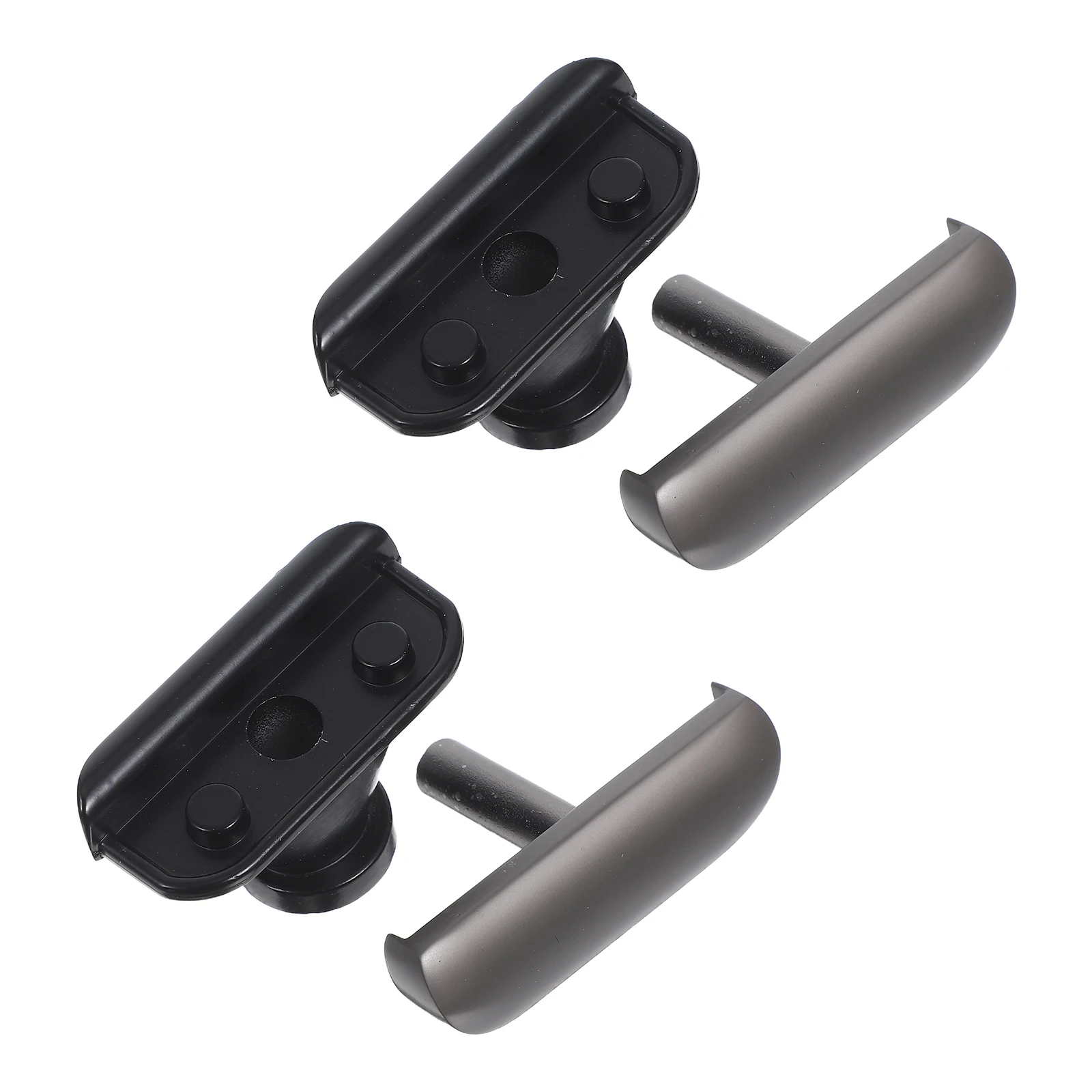 

2pcs Modern Cabinet Zinc Alloy Wardrobe Smooth Finish Easy Install Drawer Knobs Closet Door Hardware Cupboard Bathroom Vanity