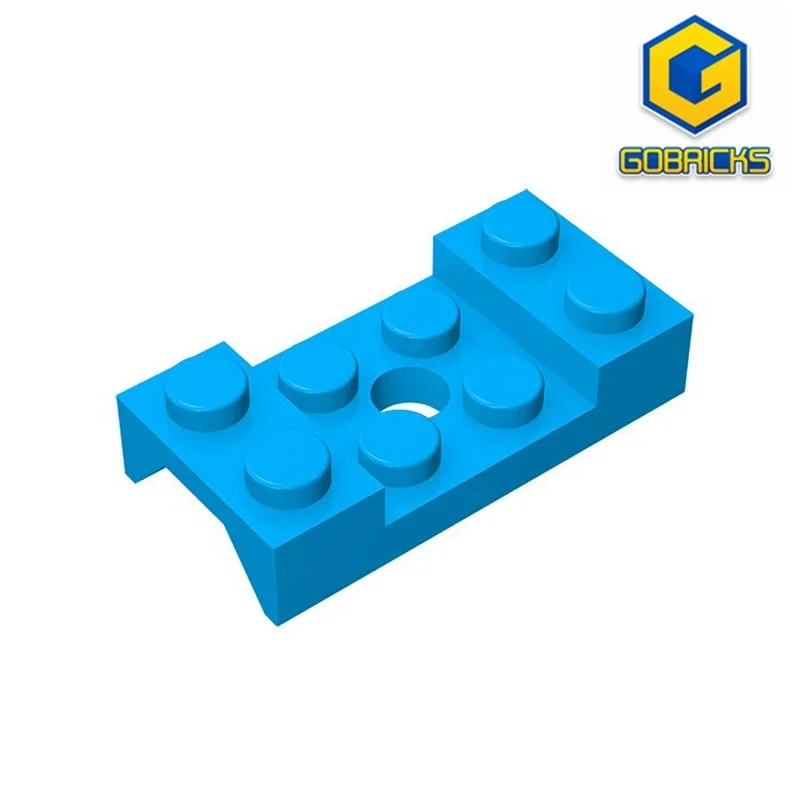 مركبة EKBricks EK-1064، واقي الطين 2 × 4 مع فتحة مرصعة بقوس متوافقة مع ليغو 60212 قطعة من الأطفال DIY