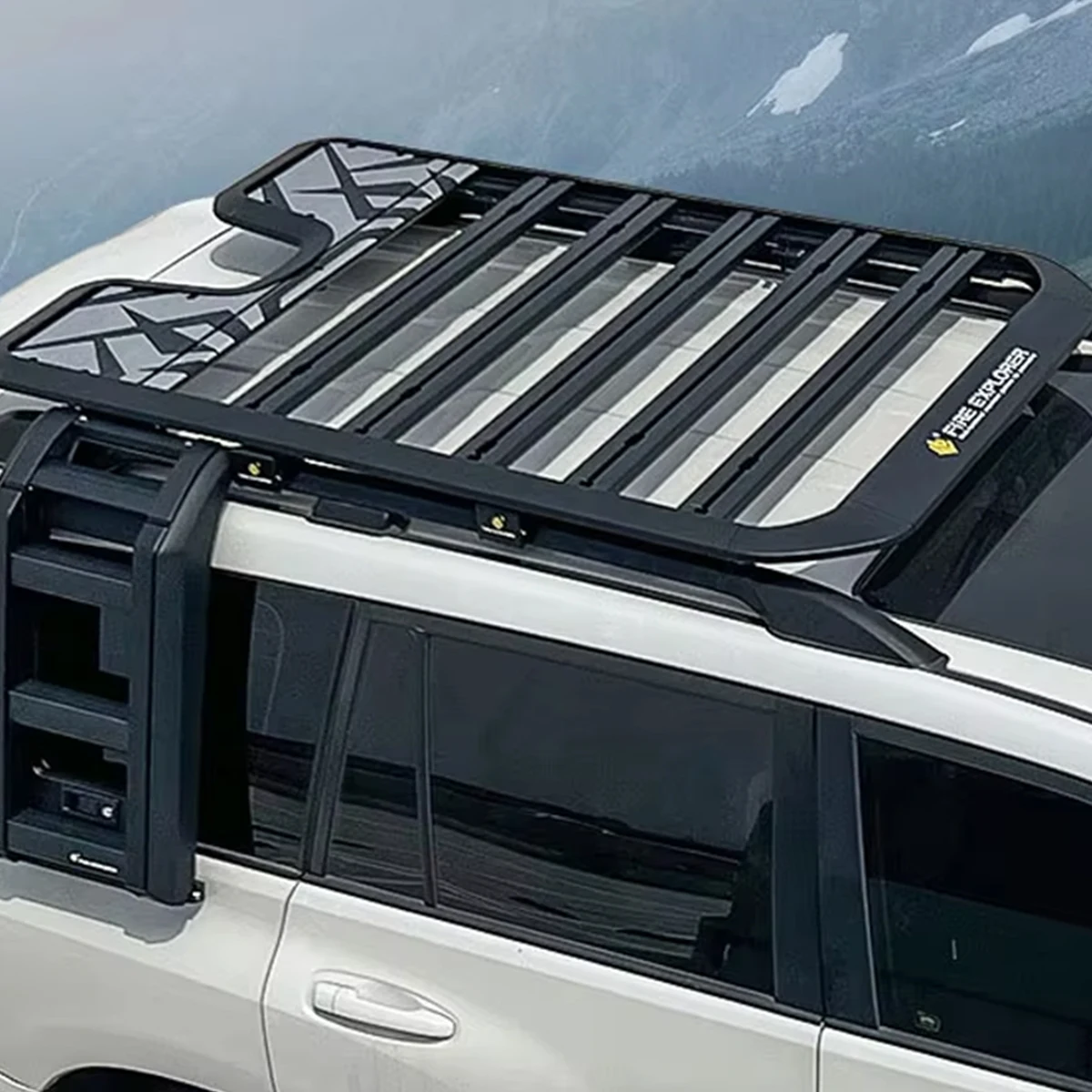 

Suitable for 's Domineering Prado Cena Land Cruiser Crossbar Free Roof Luggage Rack Universal Frame Platform