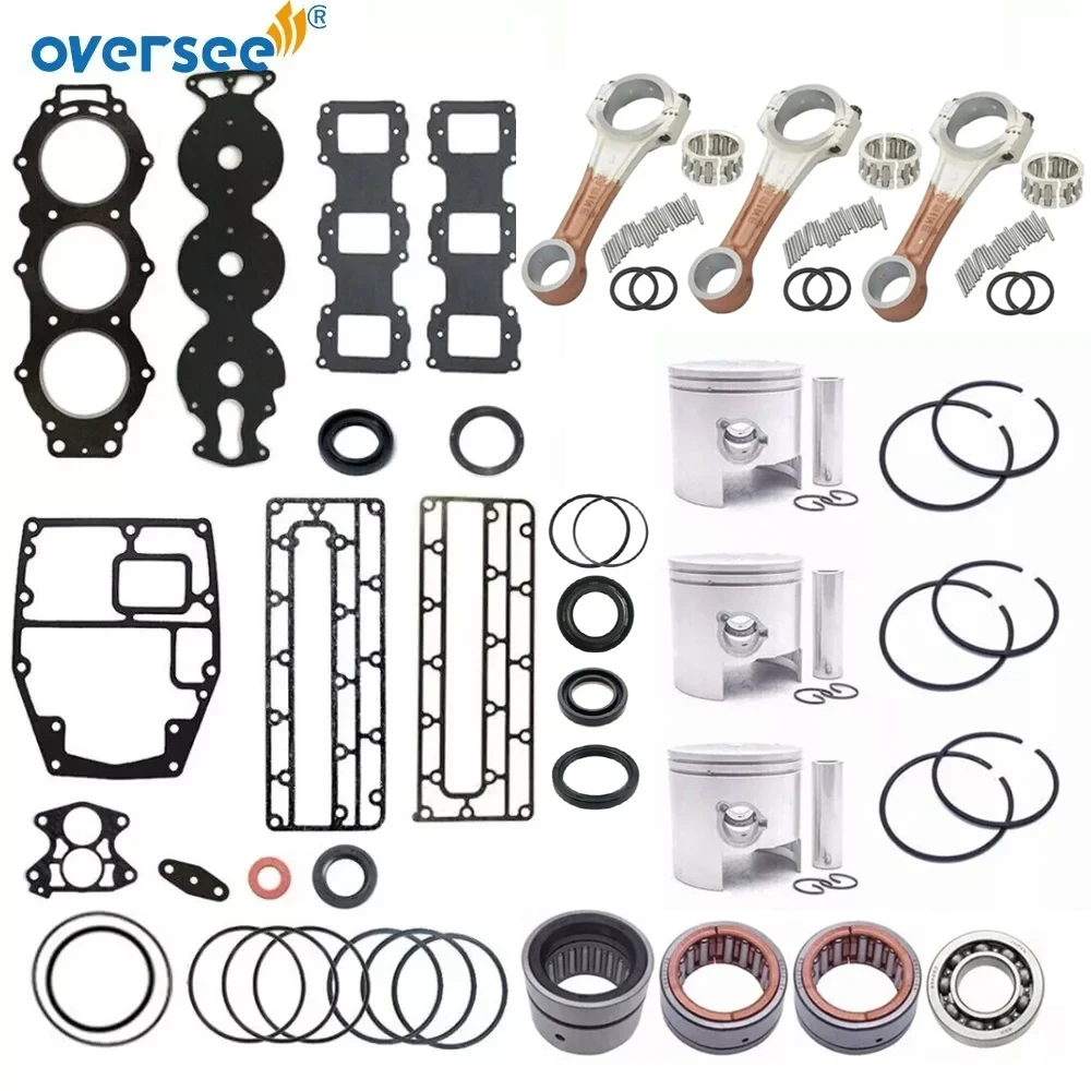 

6H1 Crankshaft & Power Head Rebuild Kit STD For Yamaha 2T 90Hp 3 Cyl 90AET 90AETO Outboard Engine