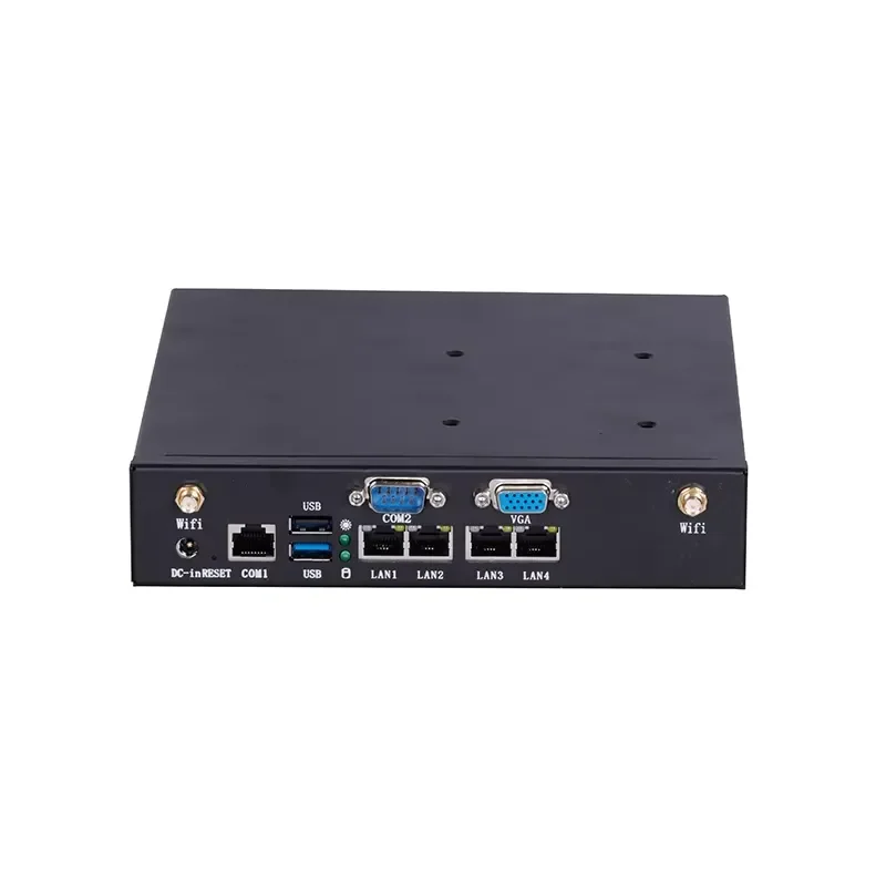 2026  M104 Multi-network Mini Computer with J1900 Processor DDR3L VGA 4*RJ45 LAN SATA2.0 2*RS232 Fanless Embedded PC