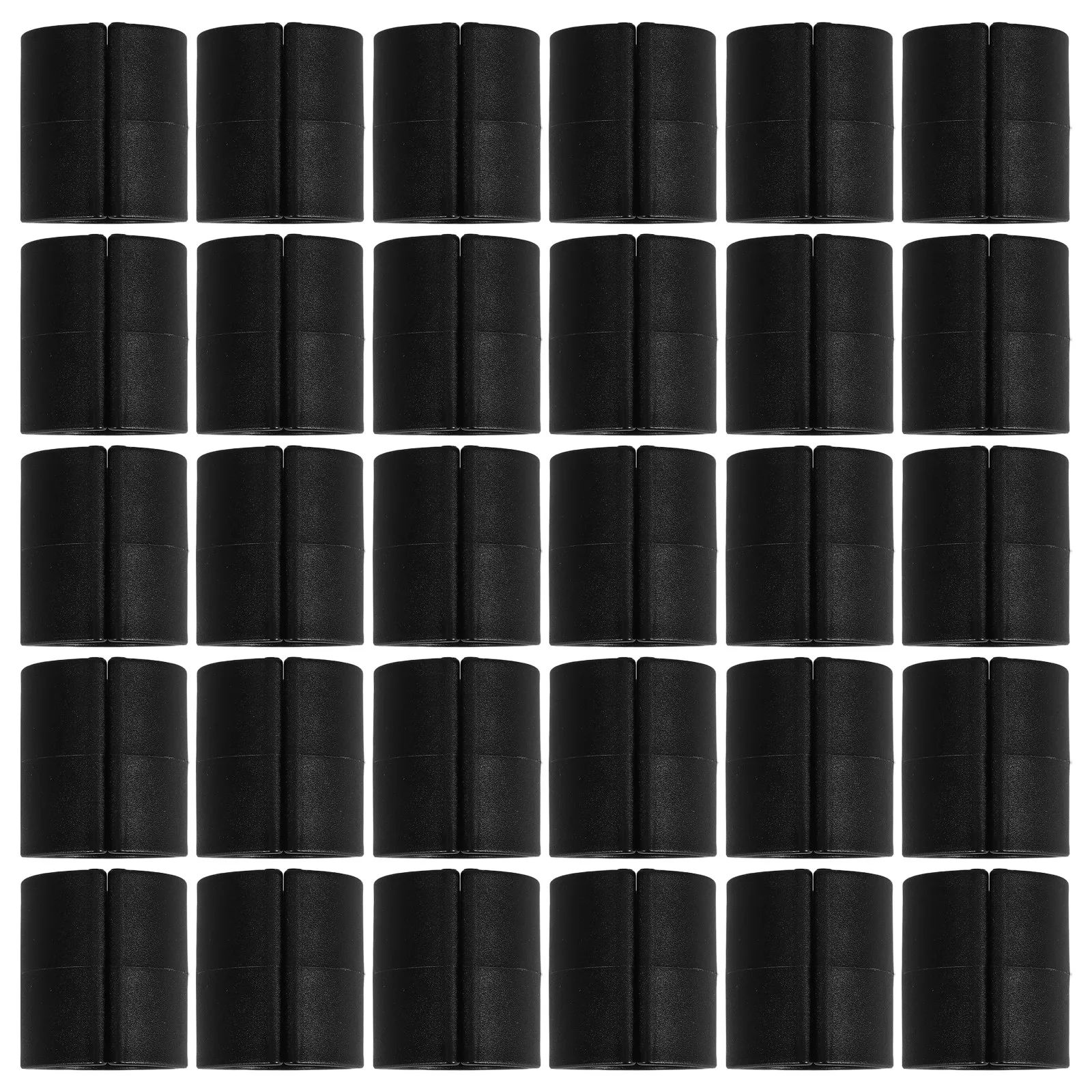 32Pcs U Shaped Bow Chair Leg Floor Protectors Black for 25-30Mm Round Tube No Scratch Quiet Nonslip Chair Leg Pads for Furniture