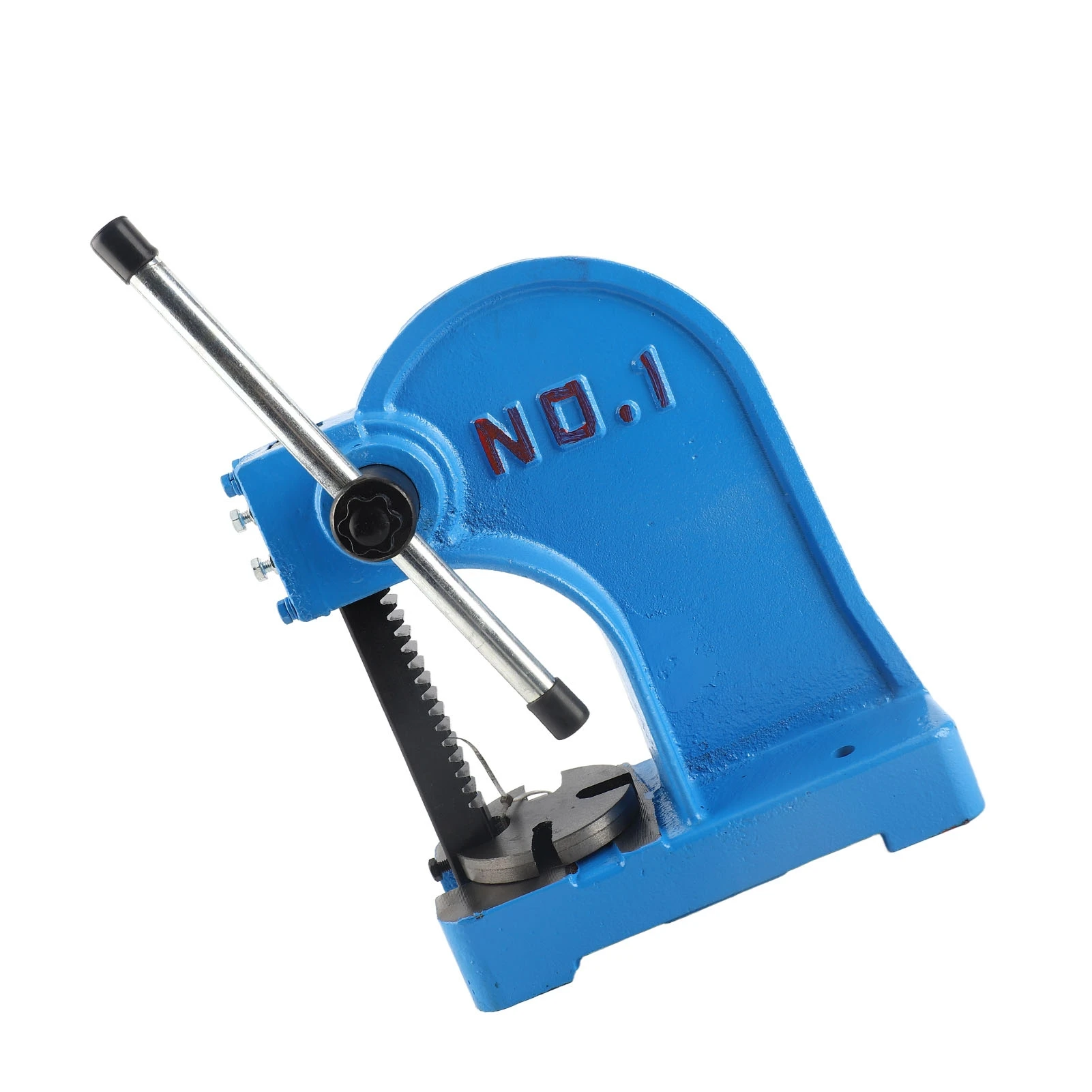 1톤 수동 데스크탑 핸드 펀치 프레스 기계 금속 아버 프레스 공구 아버 프레스 공구 수동 펀치 기계 핸드 펀치 프레스 기계