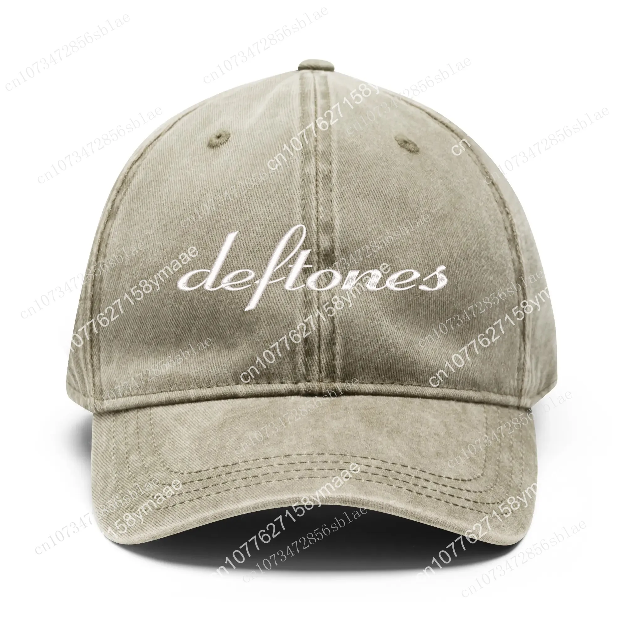 Deftones Embroidery Hats Mens Womens Sports Baseball Hat Hip Hop Customized Made DIY Caps Personalized Text Cowboy Trucker Cap