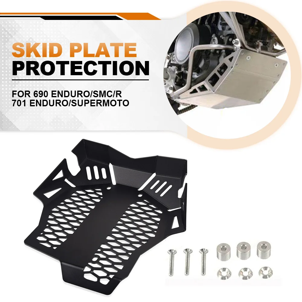 

For 690 Enduro/SMC/R Husqvarna 701 Enduro/Supermoto GASGAS 700 ES/SM Motorcycle Engine Guard Bashplate Cover Crap Flap Protector