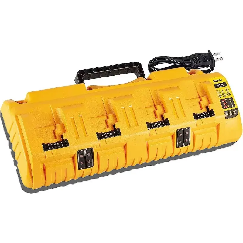 

4-Ports 3A Current Rapid Charger Replacement With USB port for Dewalt 12-20V Max Lithium Battery DCB104 DCB120 DCB127 DCB200