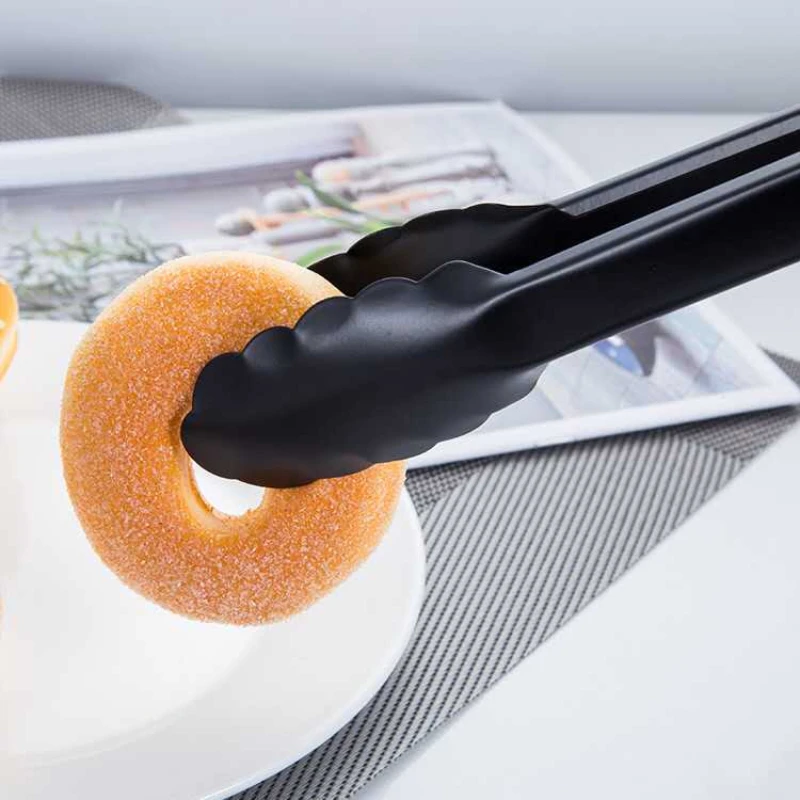 

BBQ Food Clip Kitchen Tongs Kitchen Utensils Kitchen Chief Tongs Stainless Steel Portable For Picnic Barbecue Cooking 33.5cm