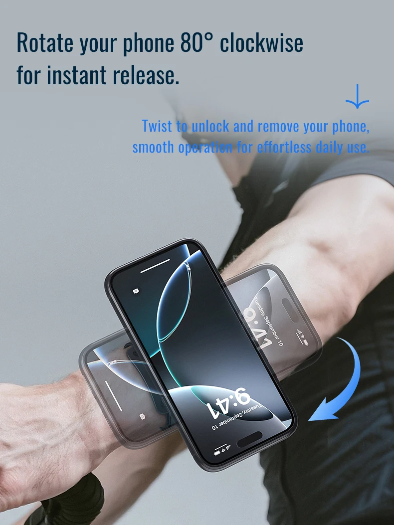 Wristband/Armbands Phone Holder,Outdoor Running Climbing Fitness Arm Band Wrist Case Stand Lock Men Women for iPhone Xiaomi