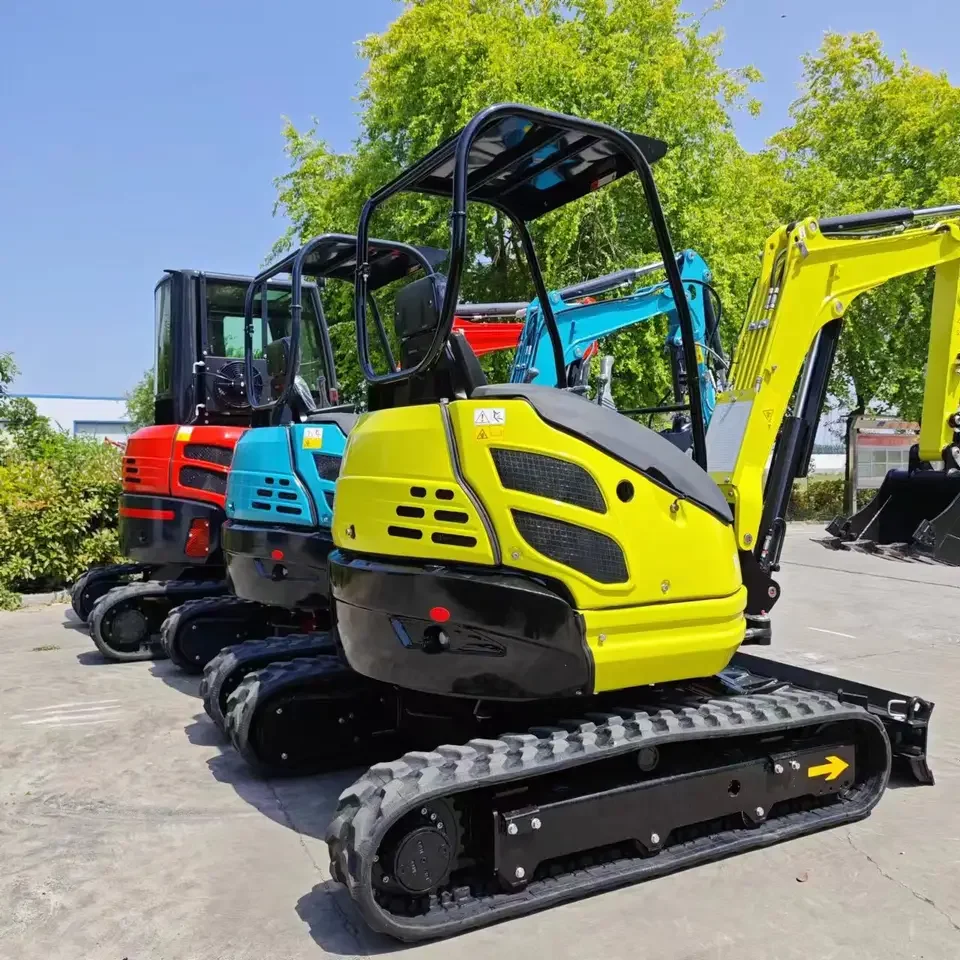 Nuoman mini excavator 1 ton 2 ton 3.5 ton newest products small excavator mini digger machine bucket thumb sleeves