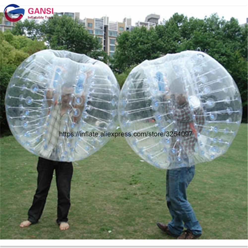 1.5M Diameter Inflatable Bubble Football For Adult 1.0Mm PVC Zorb Ball For Playground Durable Inflatable Human Hamster Ball