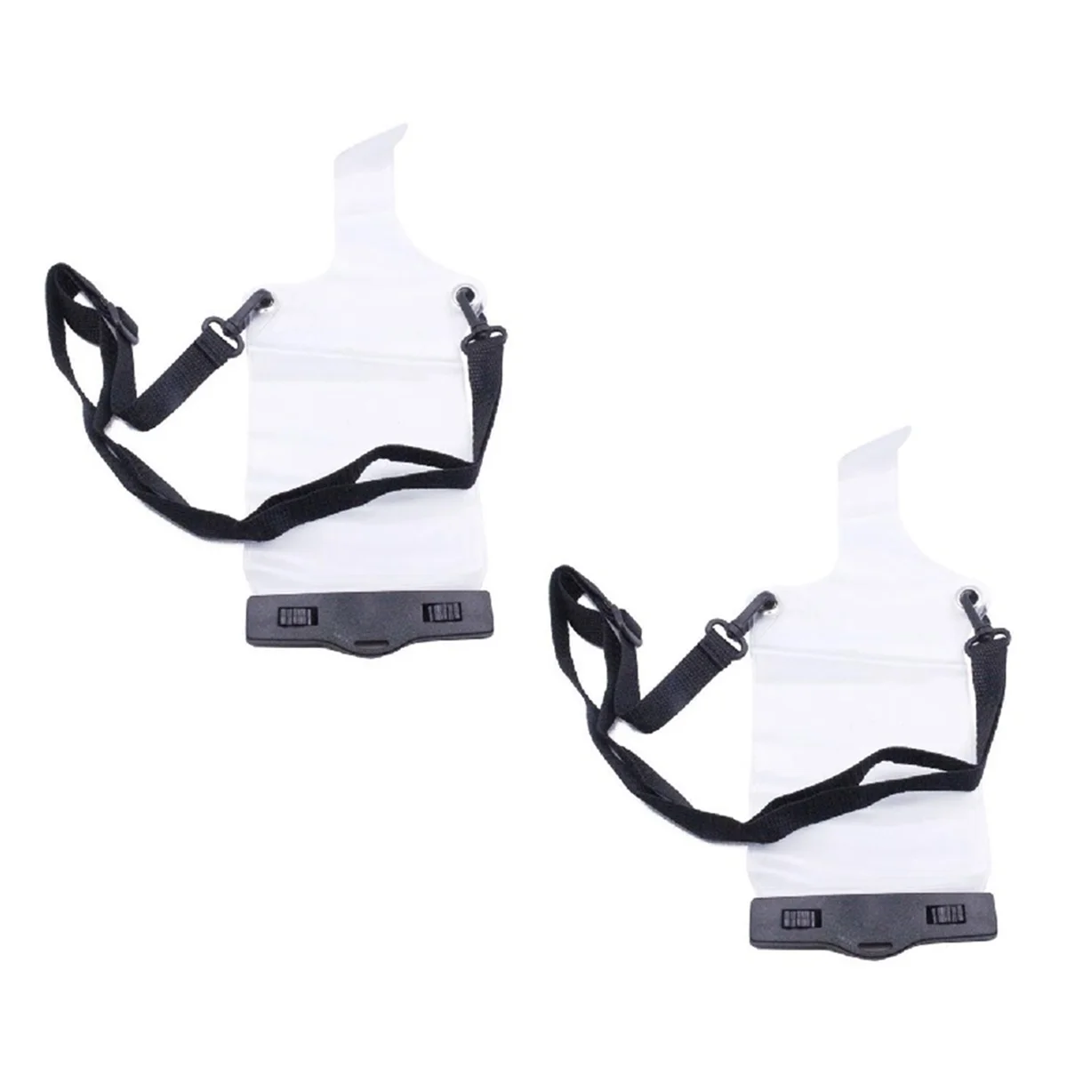 2 pçs walkie talkie saco impermeável saco à prova de chuva com alça para quansheng uvk5 (8) baofeng UV-5R BF-888S