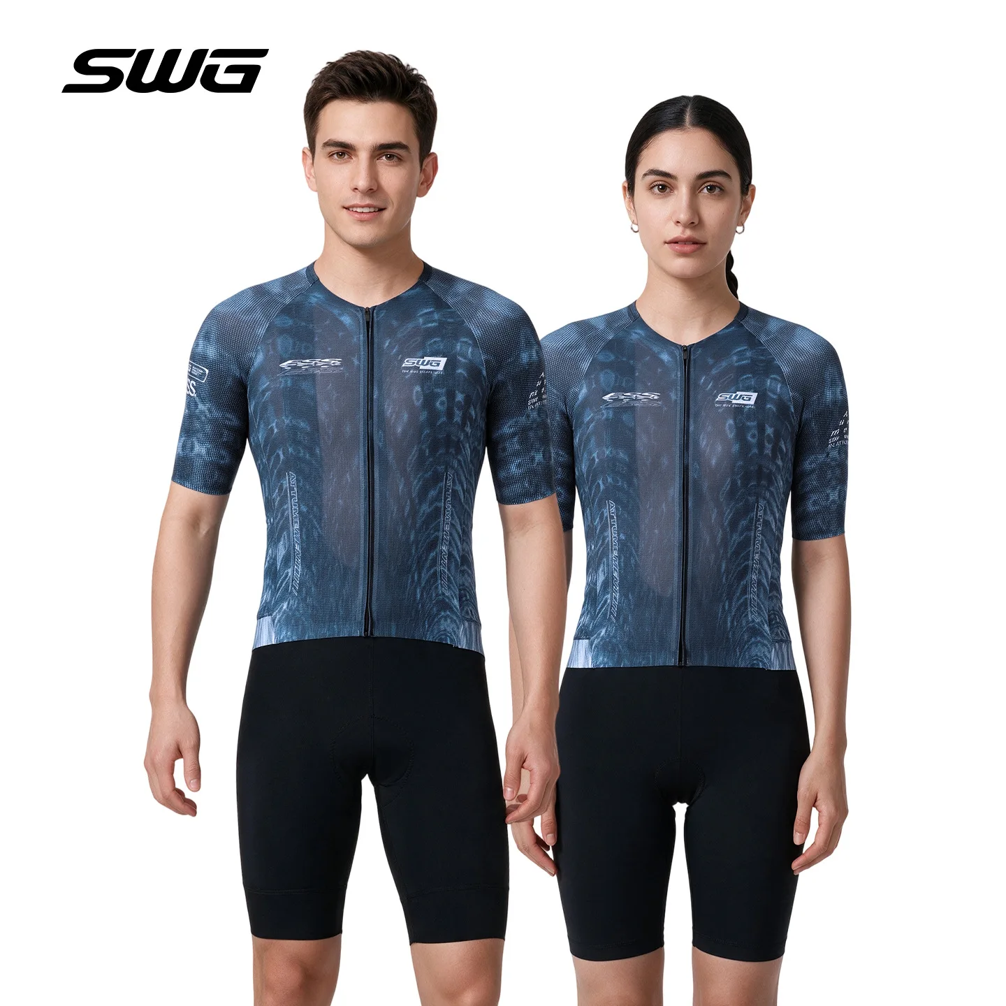 SWG Breathable Quick Dry Cycling Jersey For Men Women Long Sleeve Bike Shirts Back With 3 Pockets MTB Clothing Bicycle Tops