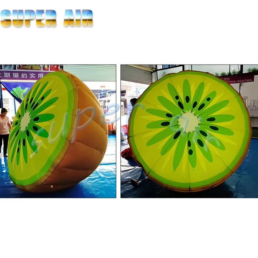 Popolare modello di frutta gonfiabile vivido al limone gonfiabile artificiale per la decorazione dell'edificio
