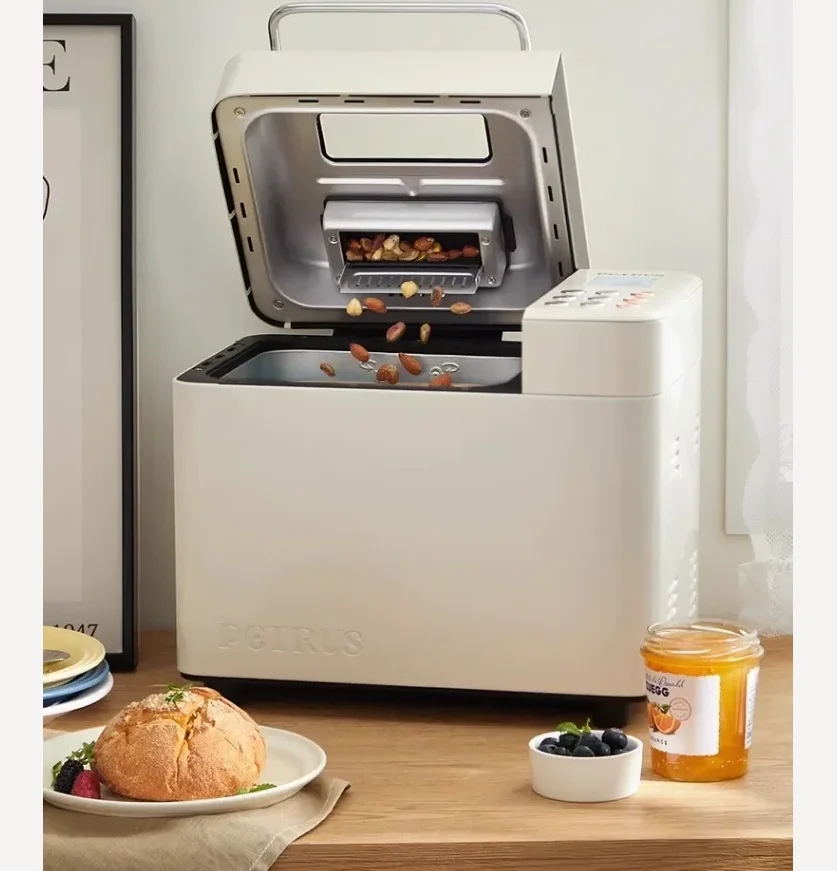 220V PETRUS PE8855 Multifunctional Bread Maker Automatic Dough Kneading Breakfast Toast Machine EB