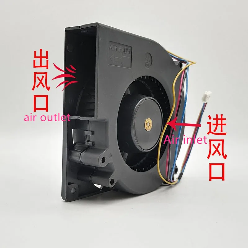 Original BFB1212VHA01 12V 0.60A 120 * 120 * 32MM 12CM 4-wire centrifugal turbine fan blower