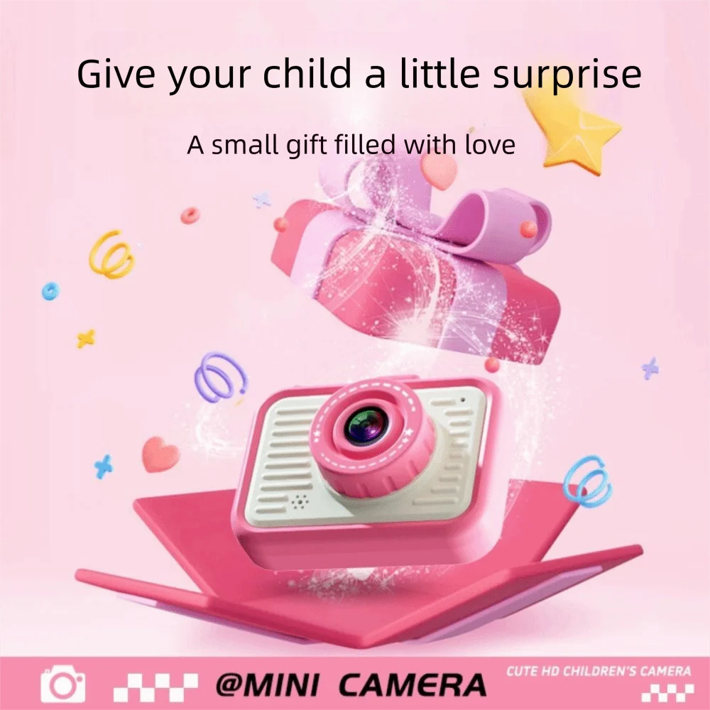 Câmera Mini Infantil X2 para Tirar Fotos, Brinquedo SLR, Câmera Digital Mini para Crianças, Câmera HD Pequena para Crianças, Brinquedos e Presentes