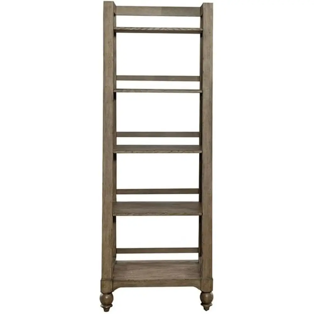 Classic American-Style Leaning Ladder Bookshelf