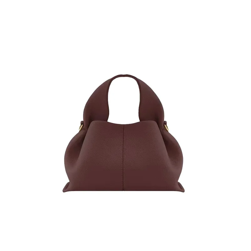 Fashion Women Dumpling Bags Luxury Leather Versatile Solid Color Female Shopping Crossbody Bag 2025 New Design image 5