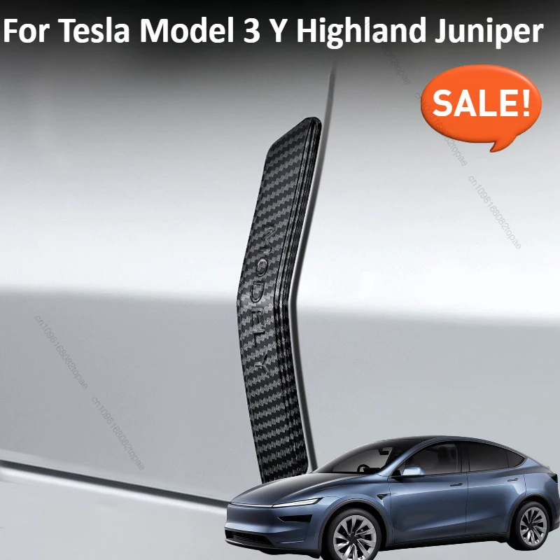 

For Tesla Model 3 Y Highland Juniper Car Door Anti-collision Strip ABS Paint Body Anti Scratch Sticker Modification Accessory