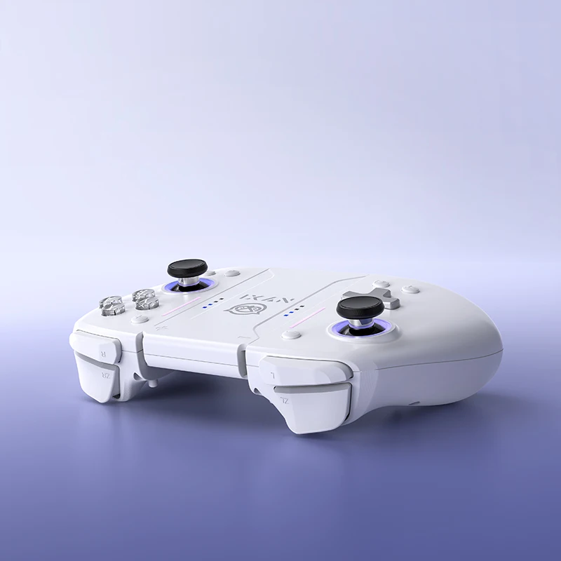 NYXI Hyperion Pro Pengendali Game Nirkabel Gamepad Putih Bluetooth untuk Pengontrol Switch2/Switch OLED/Switch Lite