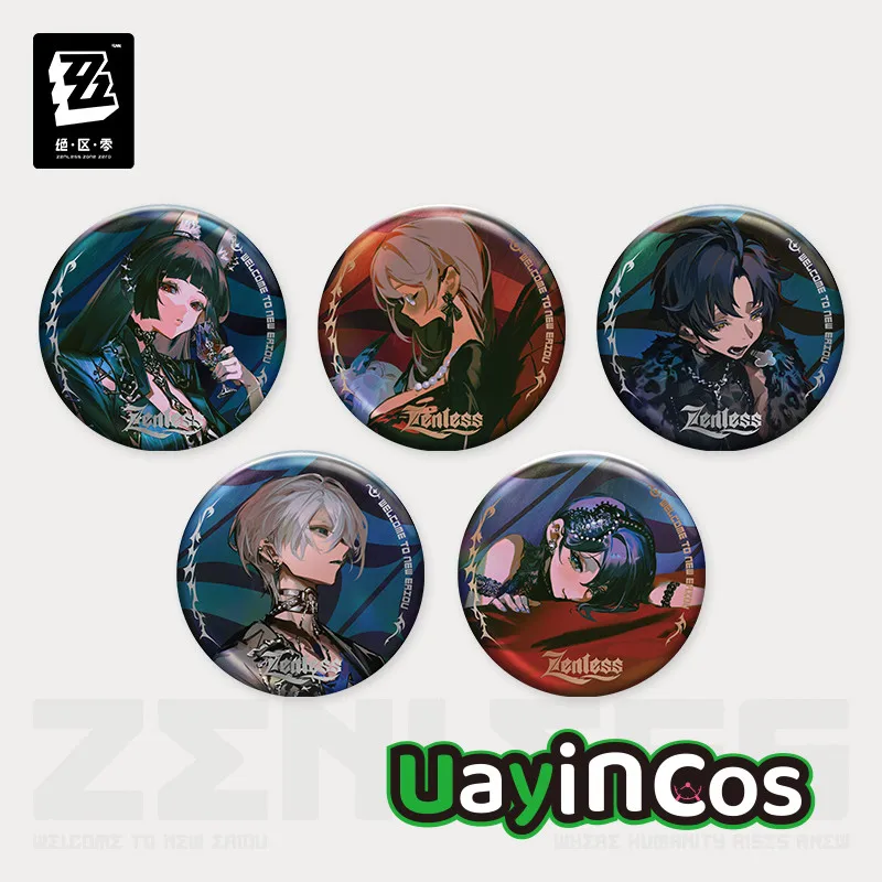 الأصلي Zenless منطقة صفر هوشيمي ميابي الحكمة حسناء شارة الليزر تذكرة ملصق لوحة الماوس زخرفة إكسسوارات دمي أنيمي لعبة طفل