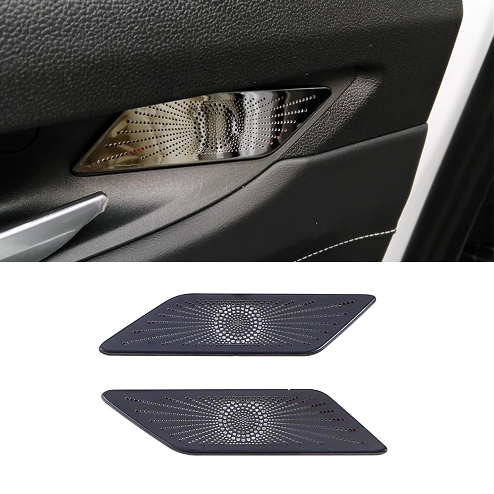 for Haval H6 3rd Gen 2021-2024 H6 GT Rear Door Audio Sound Speaker Panel Cover Auto Interior Accessories Stainless Steel Sticker