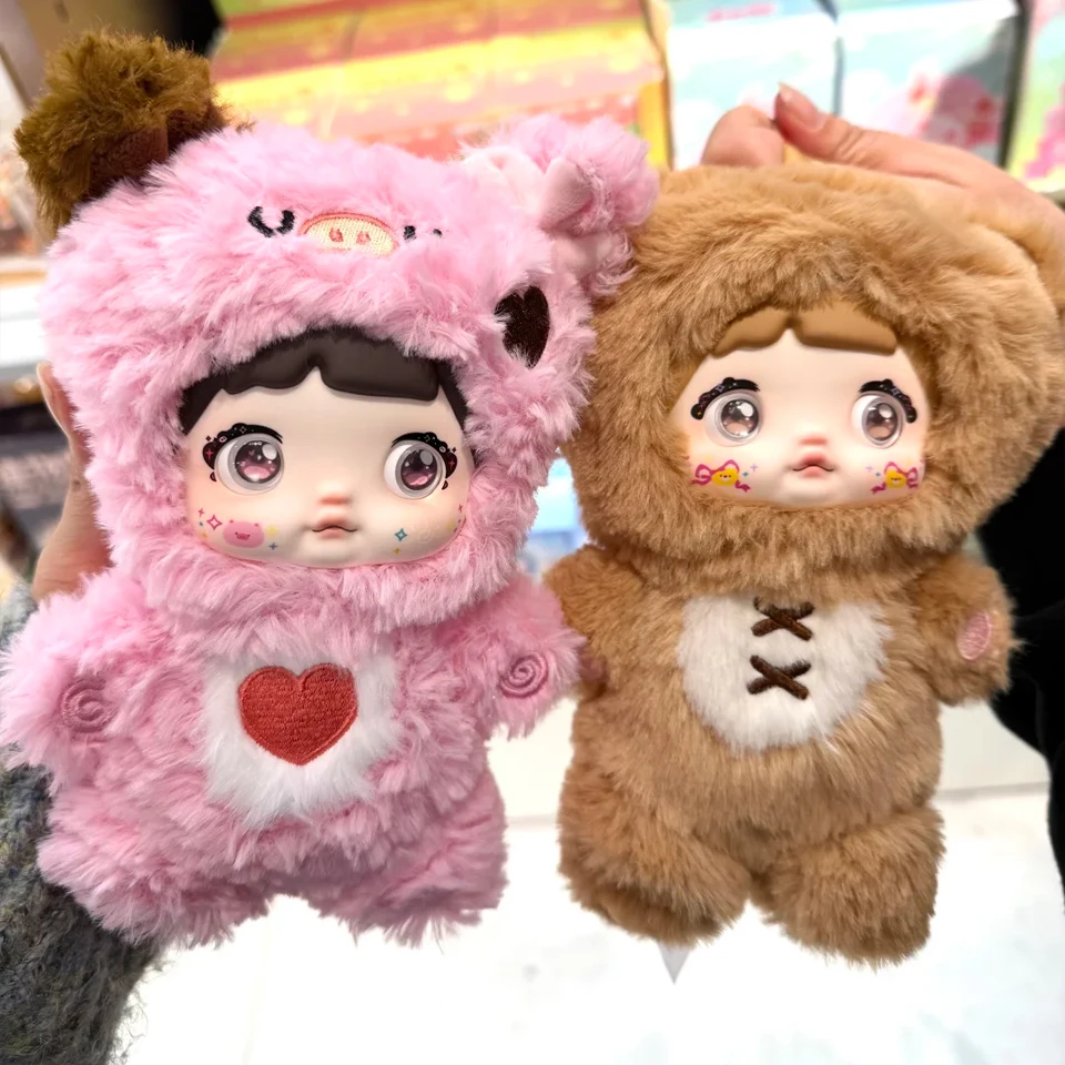 حار حقيقية Nommi سلسلة و MayMei صندوق أعمى لطيف ألعاب شخصيات الحركة Kawaii شخصيات كرتونية دمى لعبة الهدايا لطيف ألعاب من القطيفة #3