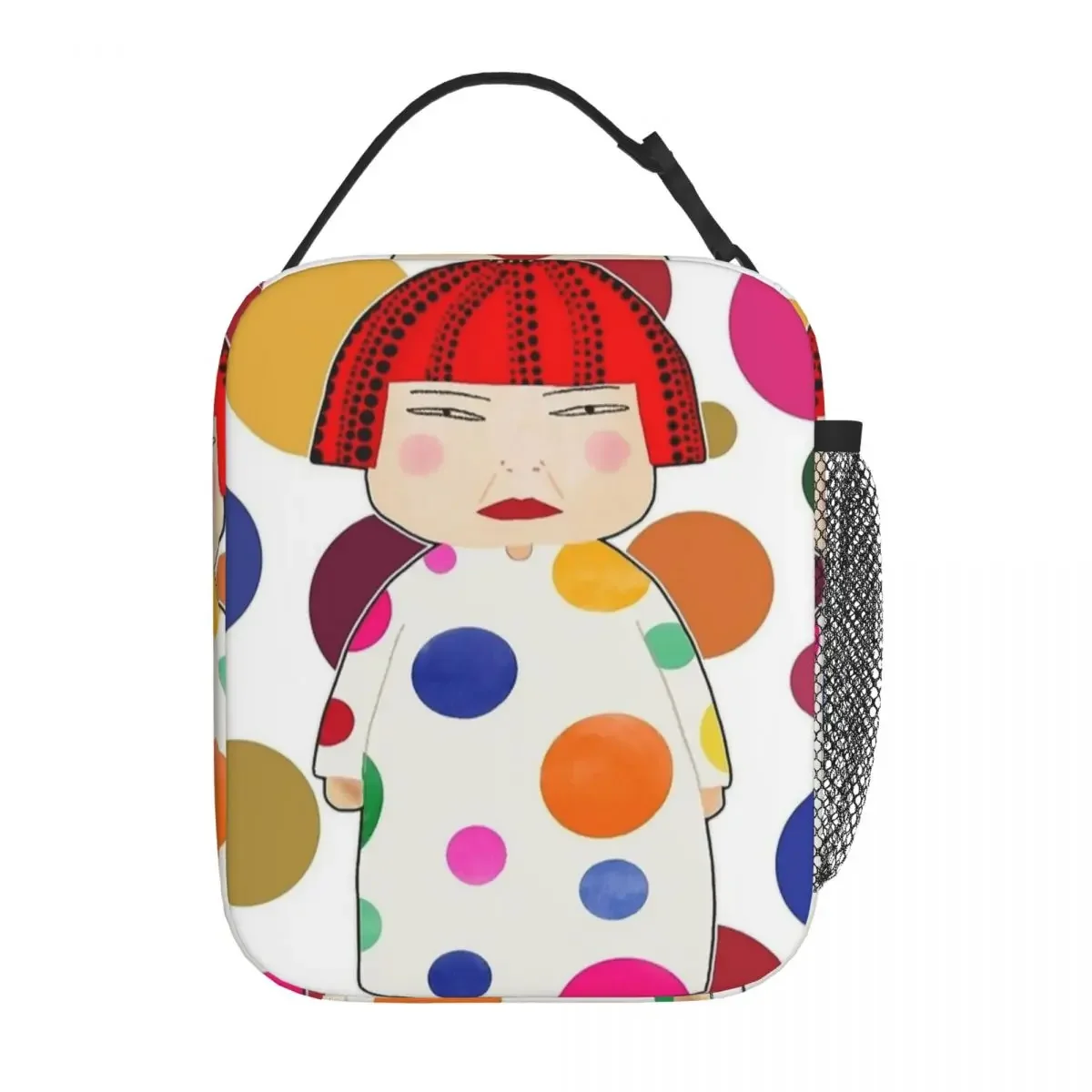 Yayoi Kusama Insulated Lunch Bags Cooler Lunch Container Large Tote Lunch Box Food Bag Work Travel