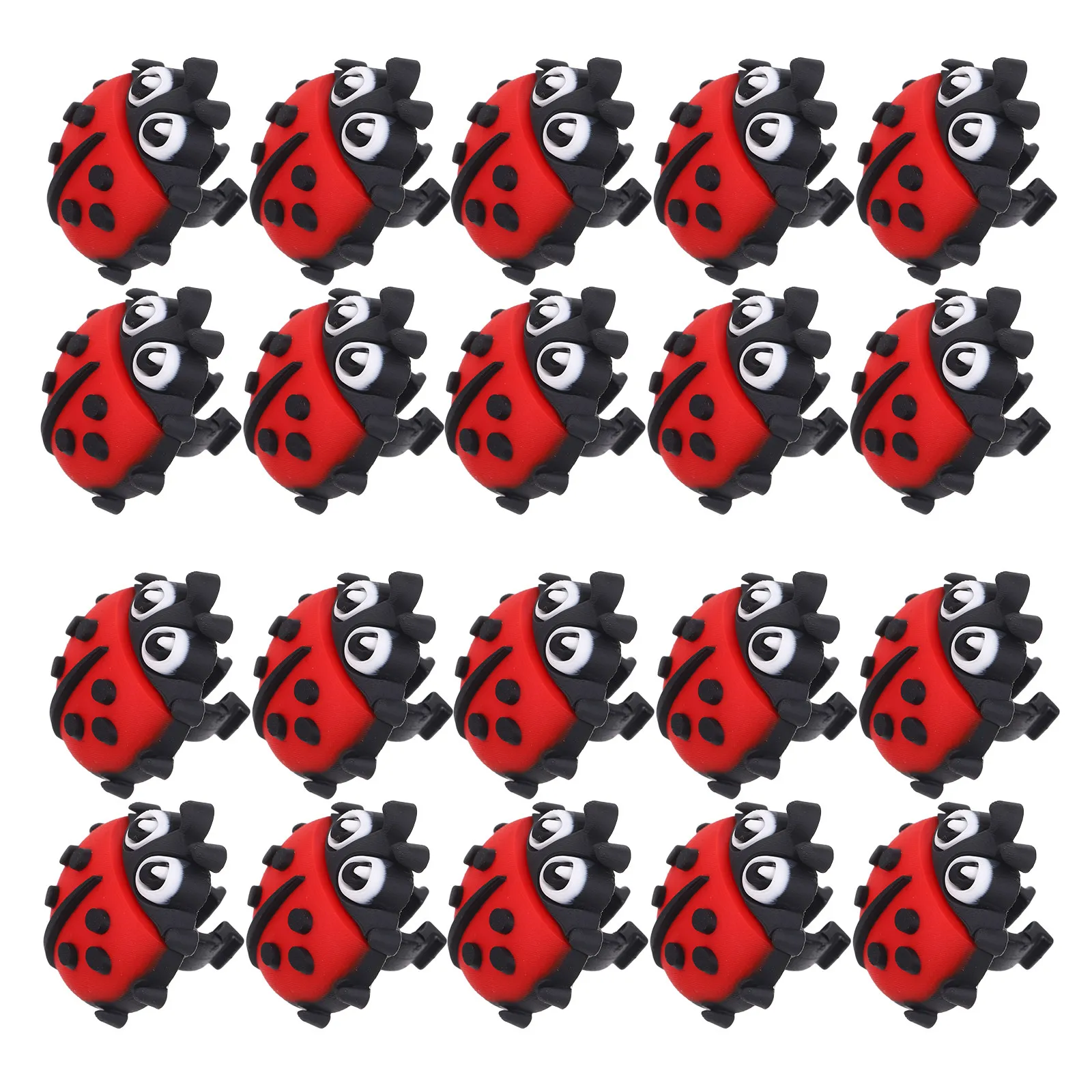 

30 Pcs Ladybug Pen Clip Cute Pencil Topper Decoation Shaped Decorations Classroom Clips Decorative