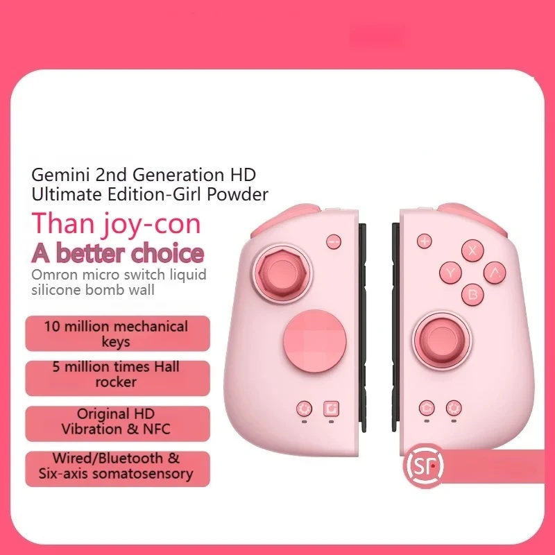 Mopai Gemini Ii Hd Game Controller Split Controller Hd Vibration Hall Effect Joystick Somatosensory Nfc Nintendo Wired/Bluetooth