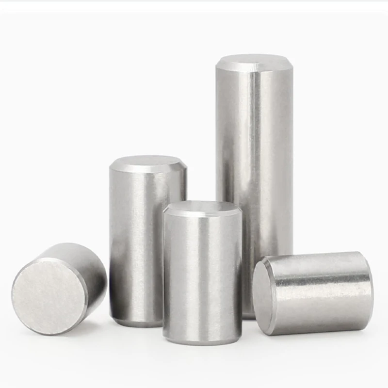GB119 paspennen M1 M1,5 M2 M2,5 M3 M4 M5 M6 cilindrische pen lokaliseren 304 roestvrij staal vaste as massieve staaf lengte 4 mm ~ 100 mm