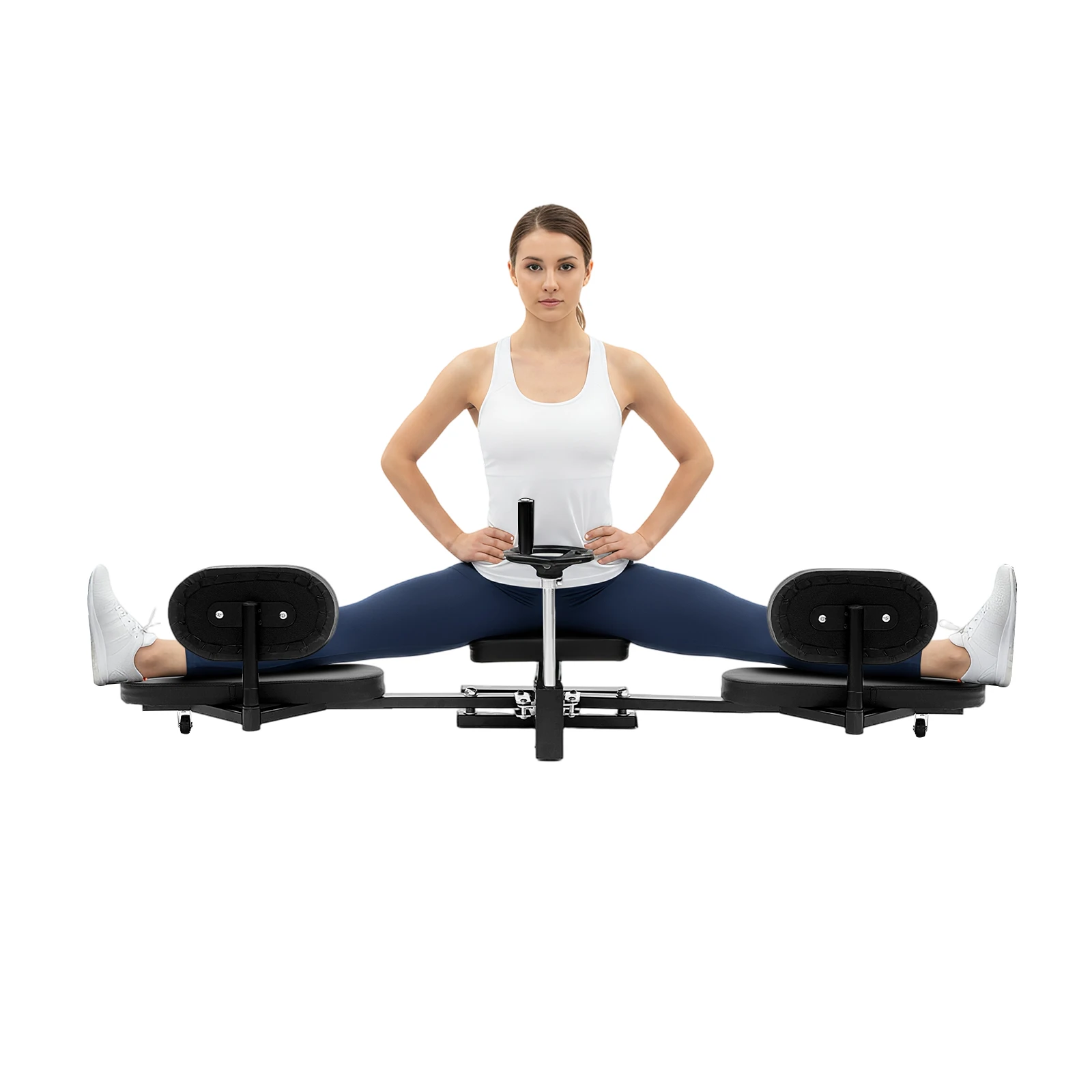 Leg Stretcher Leg Split Machine 0‑210° Adjustable Leg Stretching Trainer for Dance Gymnastics Home Fitness Improve Leg Flexibility