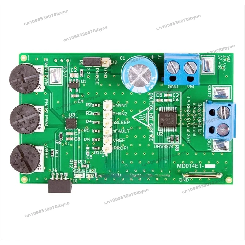 For DRV8874-Q1EVM Evaluation Board/Development Board DRV8874-Q1 SINGLE H-BRIDGE