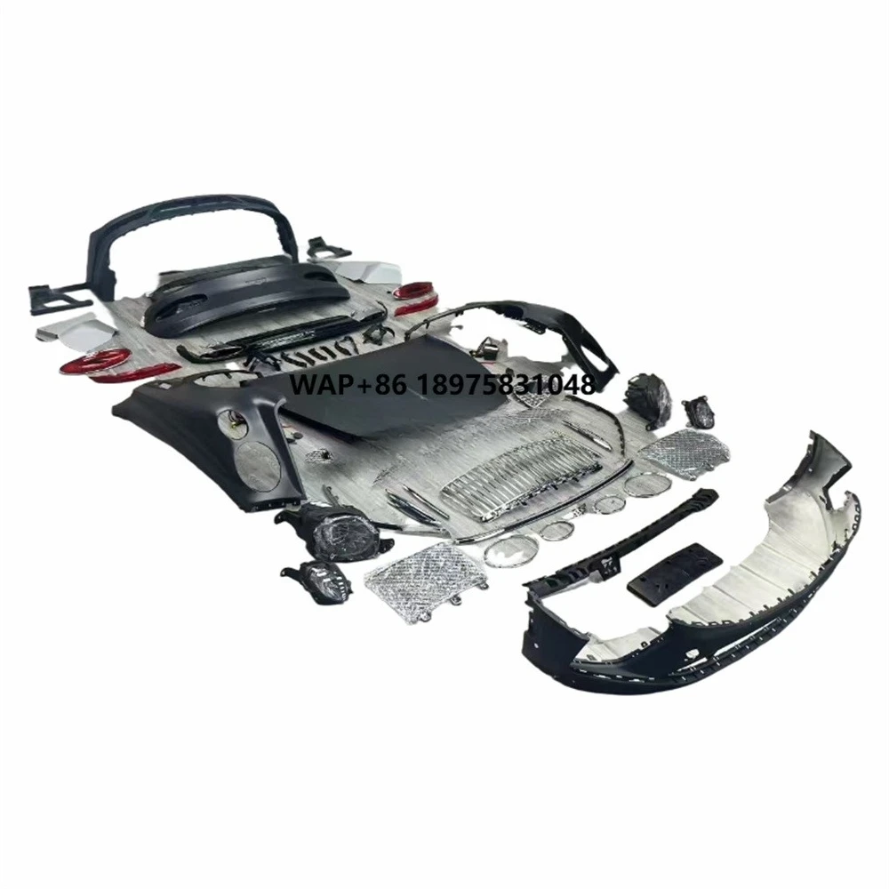 2024 Upgrade Body Kit for 2016-2020 Front LED Headlight Grilles & Rear Fender Assembly Car Bumper Body Parts