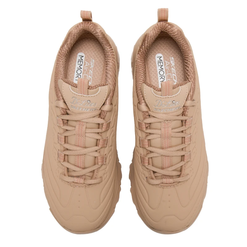 Skechers Women's Shoes with Increased Height, Thick Soles, Cushioning, Breathable Casual Shoes, Sports Shoes 150243-Tan