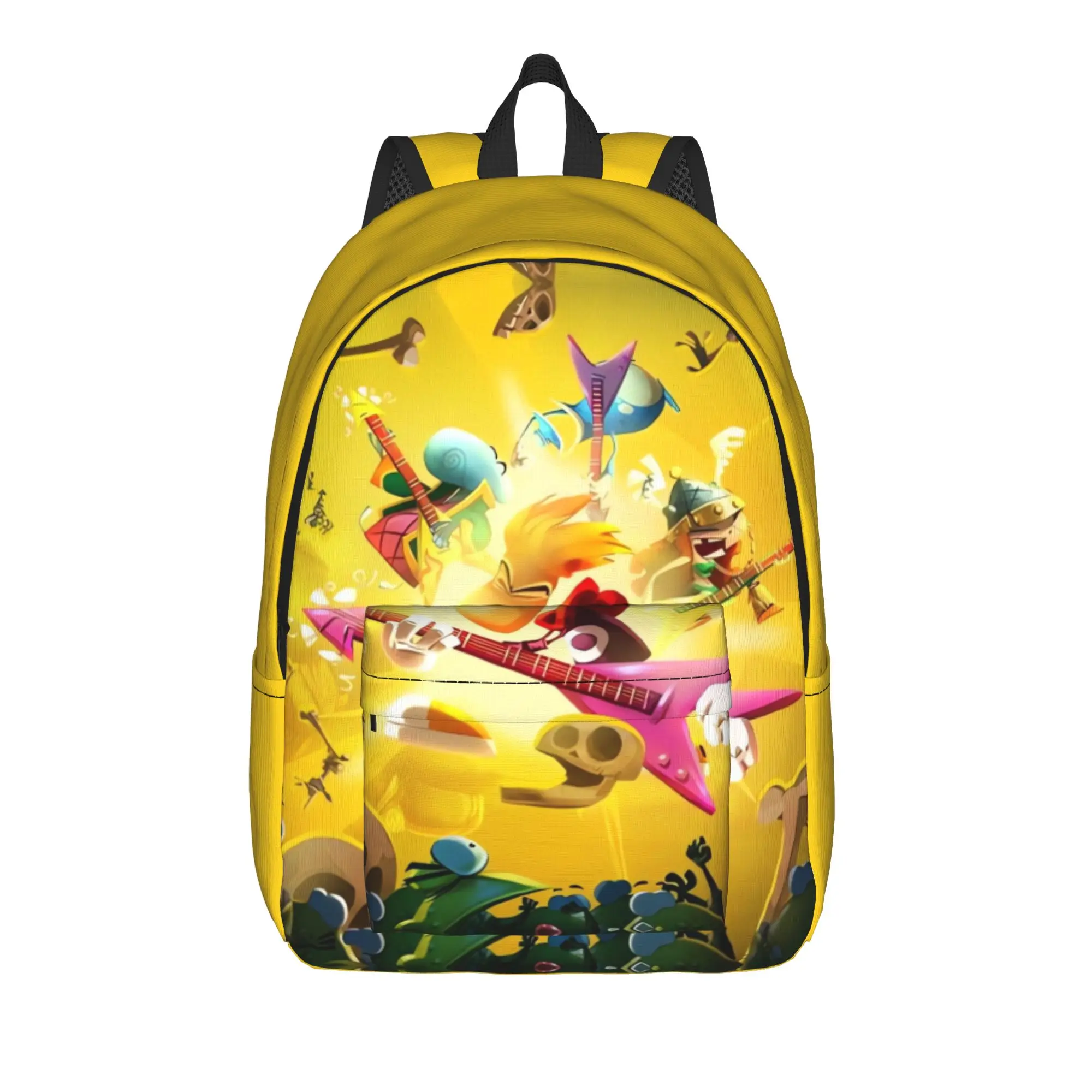 Cartoon Games Rayman Legends Backpack  University Backpacks Unisex Custom Soft High School Bags Funny Rucksack