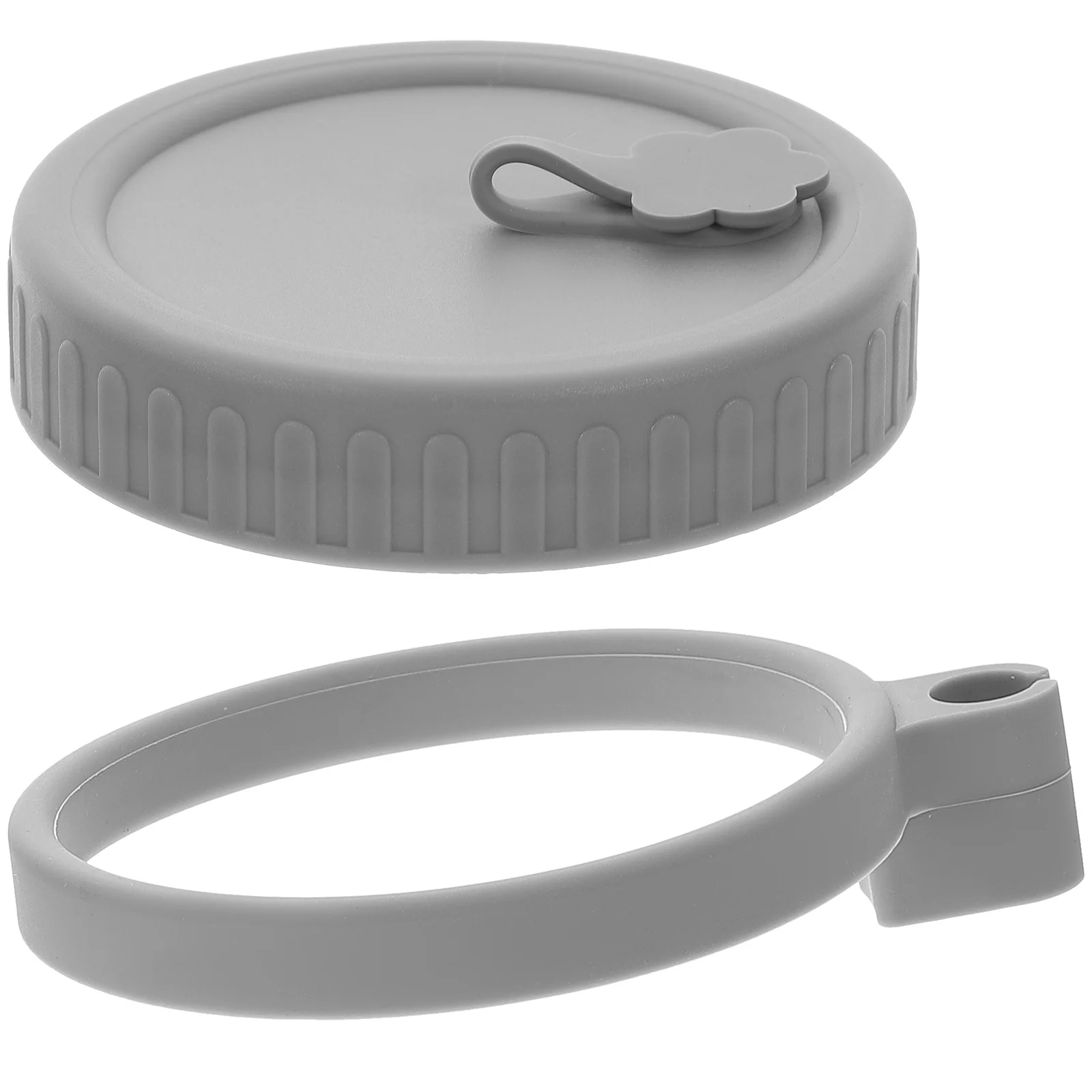 

1Set Silicone Mason Jar Lid Airtight Leakproof Storage Bottle Cover Kitchen Jar Seal Wide Mouth Protector Wide Mouth Canning Lid