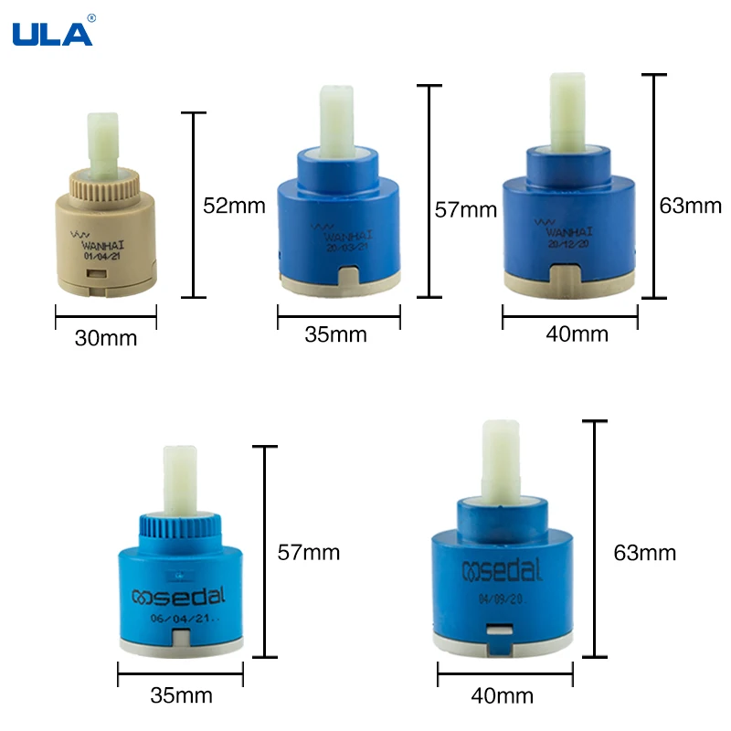 1PC Water Mixer Tap Faucet Cartridge Ceramic Spool Watersaving Replacement Kitchen Bathroom Faucet Replace Part